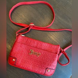 Red Juicy Couture Cross Body Bag NWOT